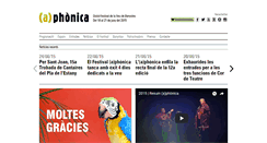 Desktop Screenshot of aphonica.banyoles.cat